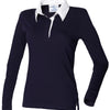 Women's long sleeve plain rugby shirt