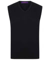 Sleeveless v-neck jumper