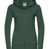 Women's authentic zipped hooded sweatshirt