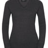 Women's v-neck knitted sweater