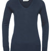 Women's v-neck knitted sweater