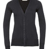 Women's v-neck knitted cardigan