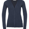 Women's v-neck knitted cardigan