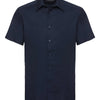 Short sleeve easycare tailored Oxford shirt