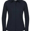 Women's long sleeve polycotton easycare fitted poplin shirt