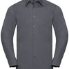 Long sleeve polycotton easycare fitted poplin shirt