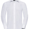 Long sleeve polycotton easycare fitted poplin shirt