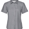 Women's short sleeve Oxford shirt