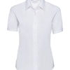 Women's short sleeve Oxford shirt