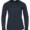 Women's long sleeve polycotton easycare poplin shirt