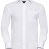 Long sleeve pure cotton easycare poplin shirt