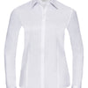 Women's long sleeve herringbone shirt