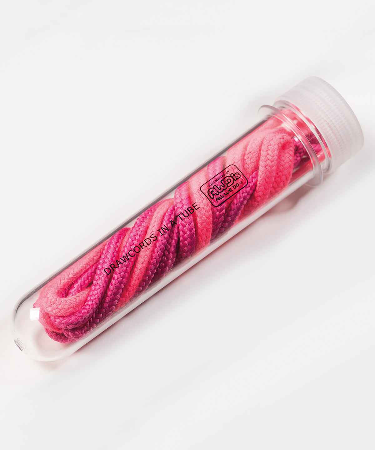 Drawcords in a tube