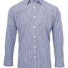 Microcheck (Gingham) long sleeve cotton shirt