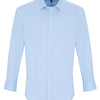 Stretch fit cotton poplin long sleeve shirt