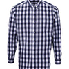 Mulligan check cotton long sleeve shirt