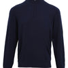 ¼ zip knitted sweater