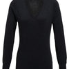 Women's v-neck knitted sweater