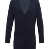 Women's longline knitted cardigan