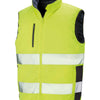 Reversible soft padded gilet