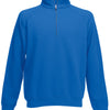 Premium 70/30 zip-neck sweatshirt