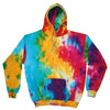 Rainbow tie-dye hoodie