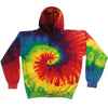 Rainbow tie-dye hoodie