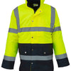 Hi-vis two-tone motorway jacket (HVP302)