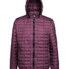 Honeycomb hooded jacket