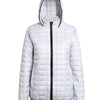 Women's honeycomb hooded jacket