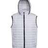 Honeycomb hooded gilet