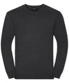 V-neck knitted sweater