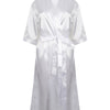 Women's satin robe
