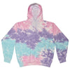Rainbow tie-dye hoodie