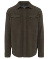 Sherpa-lined fleece overshirt
