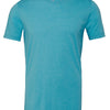 Unisex heather CVC short sleeve t-shirt