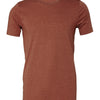 Unisex heather CVC short sleeve t-shirt