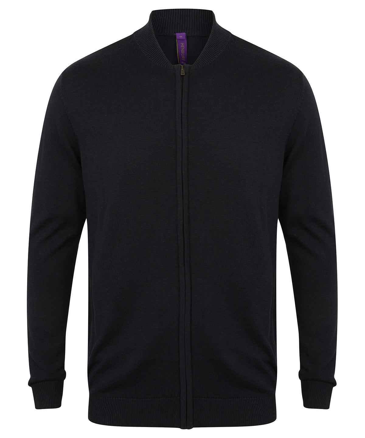 Unisex zip-through cardigan