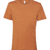 Unisex heather CVC short sleeve t-shirt