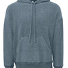 Unisex sueded fleece pullover hoodie