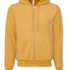 Unisex sueded fleece full-zip hoodie