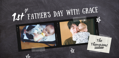 1st Fathers Day Photo Mug - Luxe Custom Designer