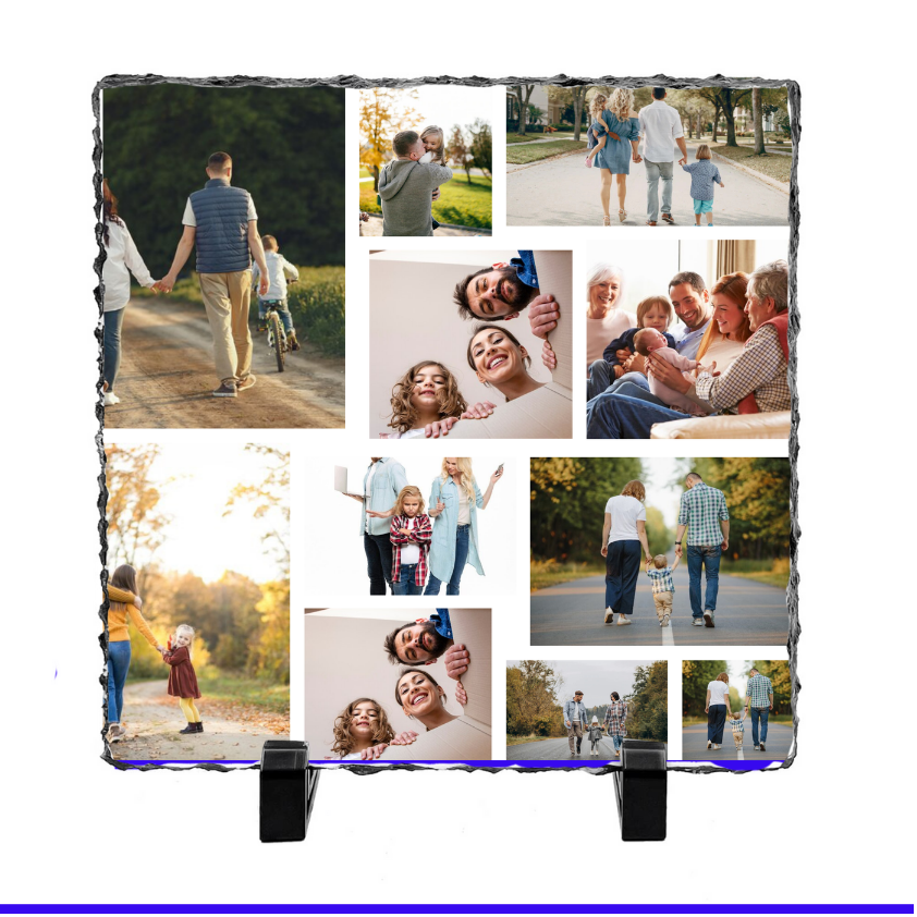 11 Image Collage Slate - Luxe Custom Designer