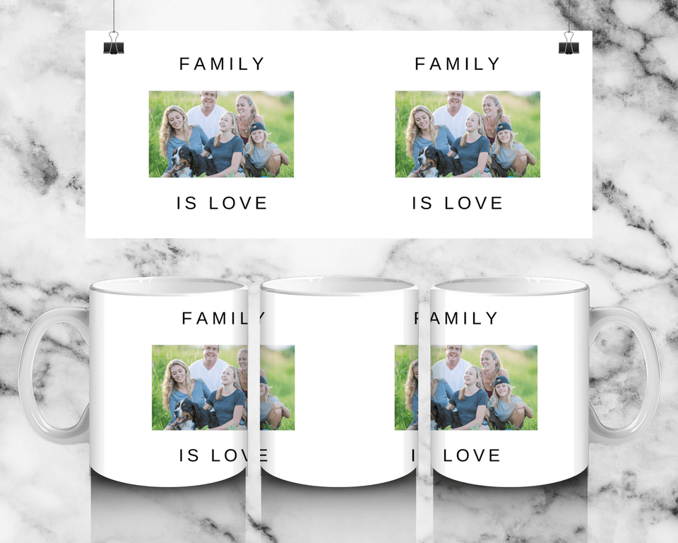 2 Panel Family Mug - Luxe Custom Designer