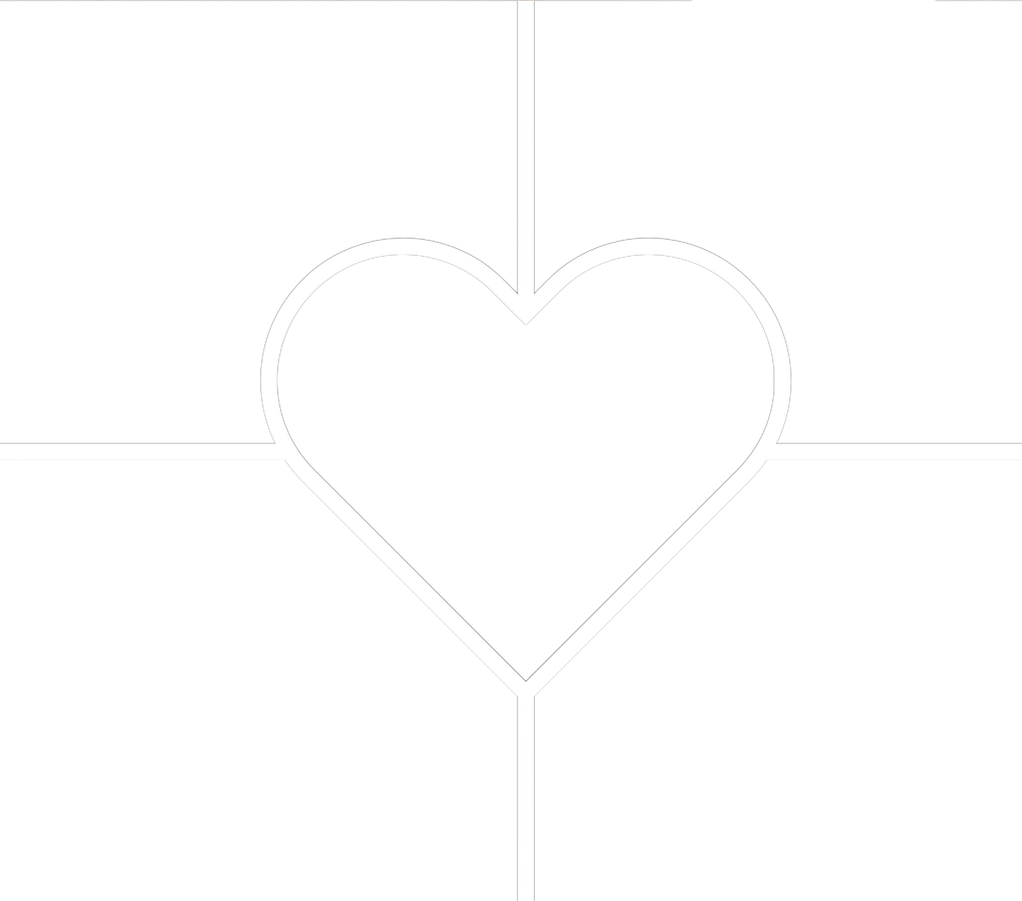 5 Image Heart Tumbler