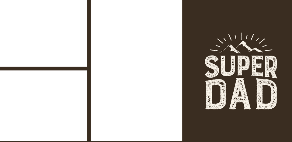 4 Image Photo DAD Mug - Luxe Custom Designer