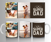 4 Image Photo DAD Mug - Luxe Custom Designer