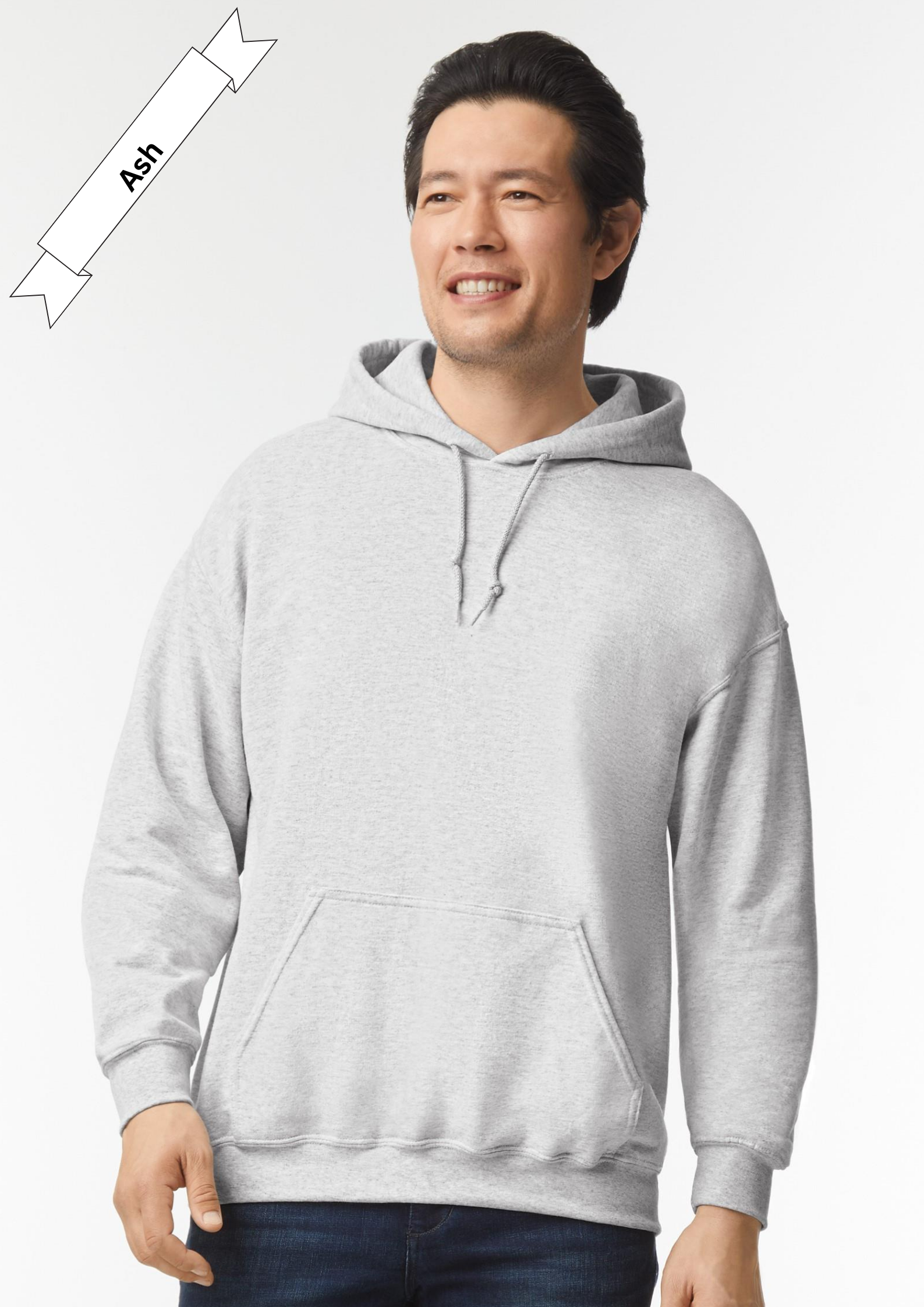 ASH, Heather Grey Hoodie - Luxe Custom Designer