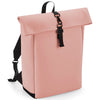 Matte PU rolltop backpack