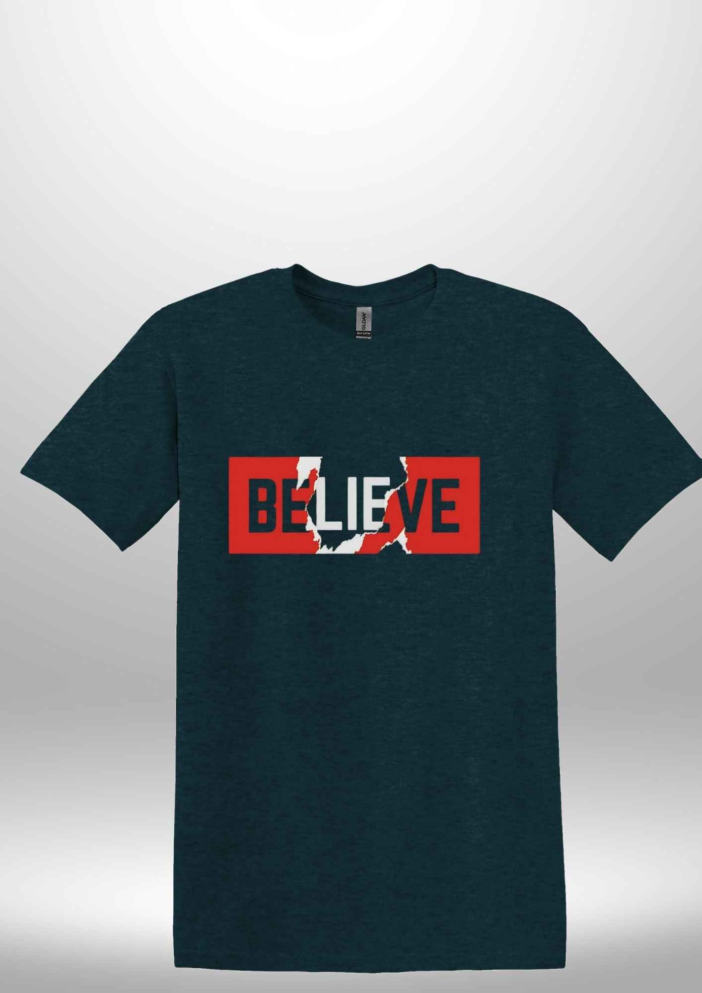 "Believe" Luxe T-shirt - Luxe Custom Designer
